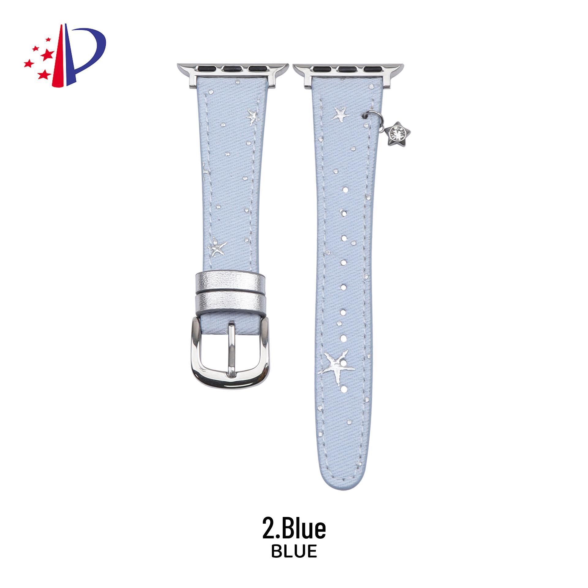 Star Pendant Leather Strap for Apple Watch Series 11/10/9/8/7/Ultra/SE 46mm (10th/11th Series) синій
Star Pendant Leather Strap for Apple Watch Series 11/10/9/8/7/Ultra/SE 46mm (10th/11th Series) синій