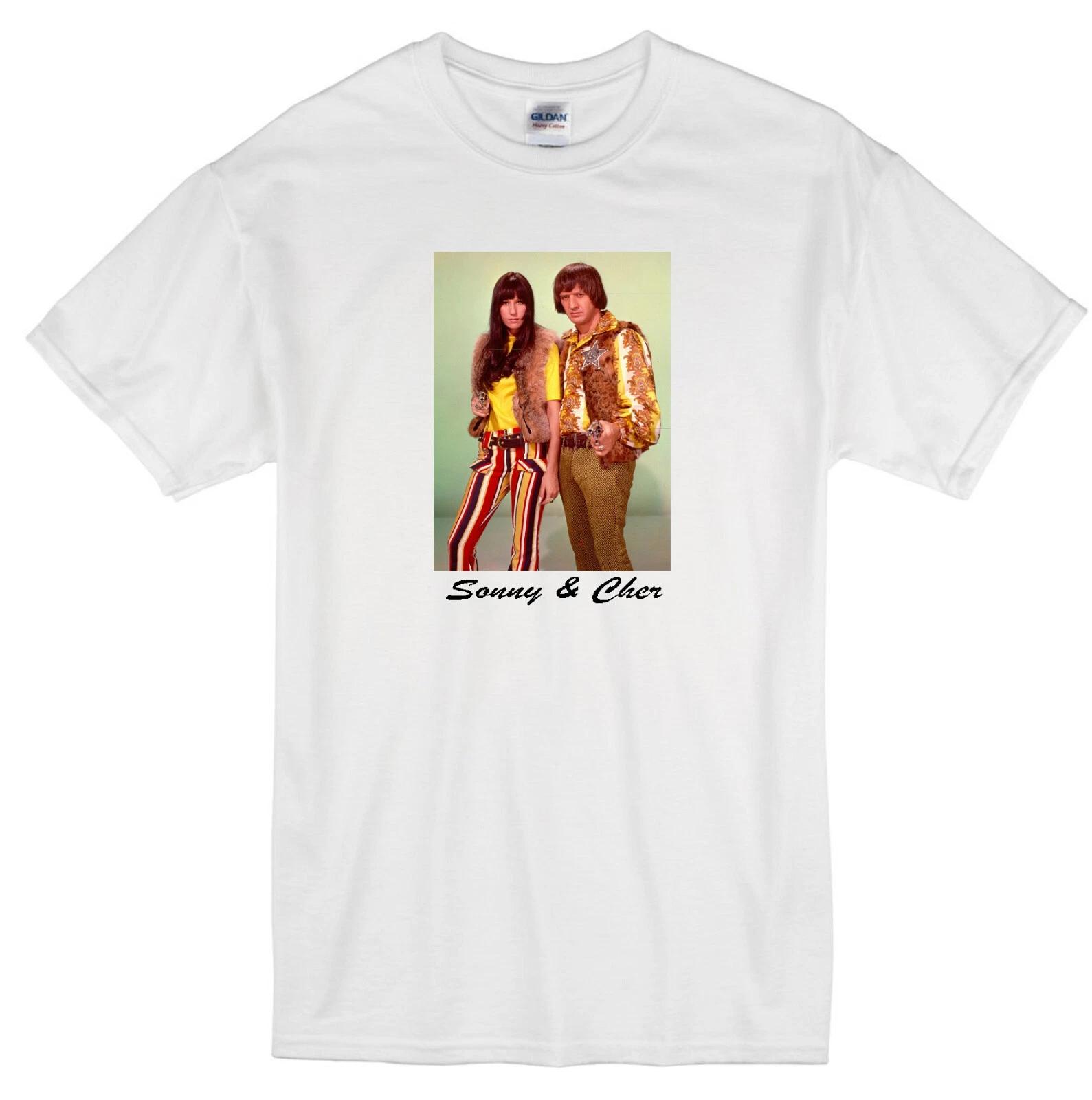 SONNY & CHER BONO DUO SINGER COMEDY I GOT YOU BABE RETRO TV WHITE T-shirt S
SONNY & CHER BONO DUO SINGER COMEDY I GOT YOU BABE RETRO TV WHITE T-shirt S