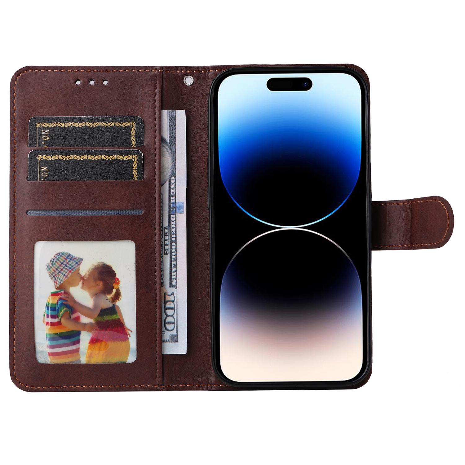 For iPhone 15 Pro Wallet Phone Case Anti-Scratch PU Leather Calf Texture Flip Stand Phone Shell Cover Red
For iPhone 15 Pro Wallet Phone Case Anti-Scratch PU Leather Calf Texture Flip Stand Phone Shell Cover Red