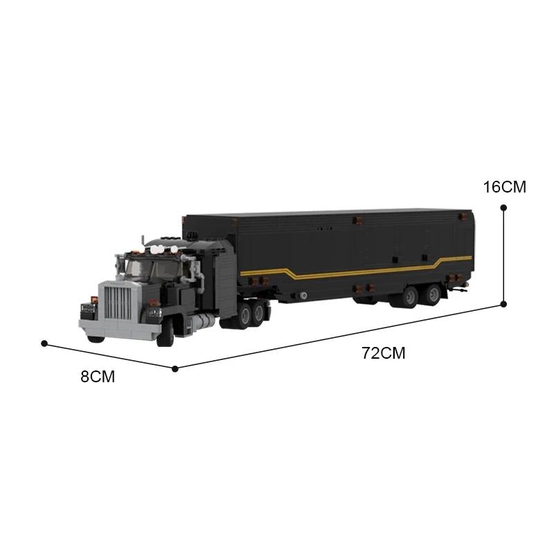 Bricklink Movie Knight Rider Technical Truck Knight Industries F.L.A.G. Mobile Unit Car Trailer Sets Building Blocks Toys Gift
Bricklink Movie Knight Rider Technical Truck Knight Industries F.L.A.G. Mobile Unit Car Trailer Sets Building Blocks Toys Gift