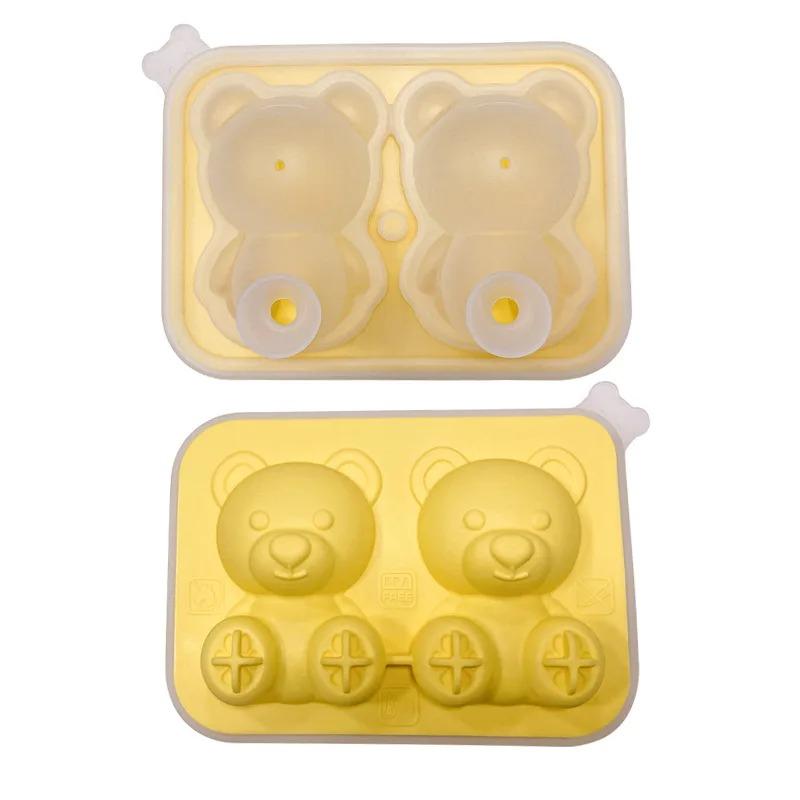 Cute Bear Ice Cube Making Molds Silicone Relieve the Heat Ice Cube Trays Mold to Make Homemade DIY Drink Kitchen Accessories
Cute Bear Ice Cube Making Molds Silicone Relieve the Heat Ice Cube Trays Mold to Make Homemade DIY Drink Kitchen Accessories