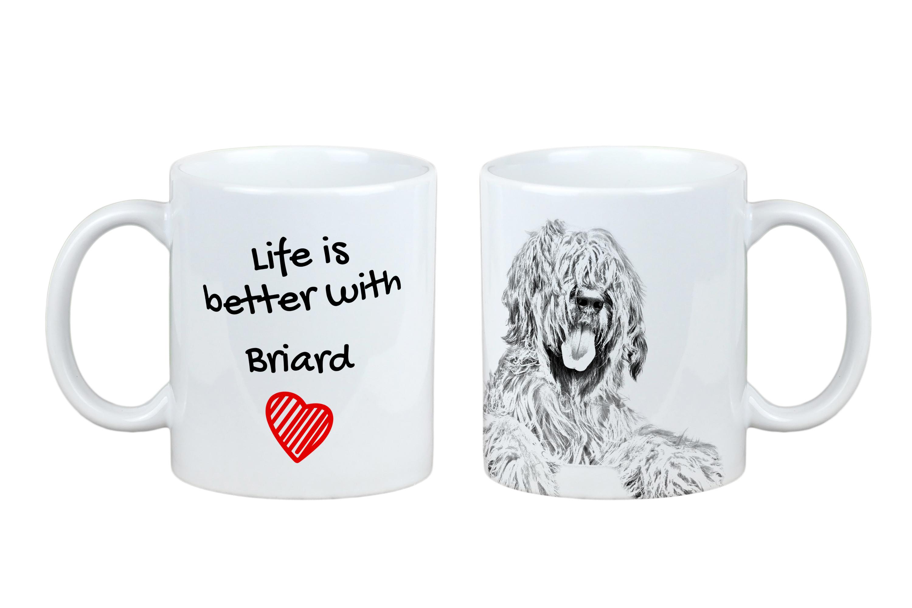 Briard, Berger de Brie - cup with a dog, cup with a photo, personalized gift from the Art-Dog brand білий
Briard, Berger de Brie - cup with a dog, cup with a photo, personalized gift from the Art-Dog brand білий