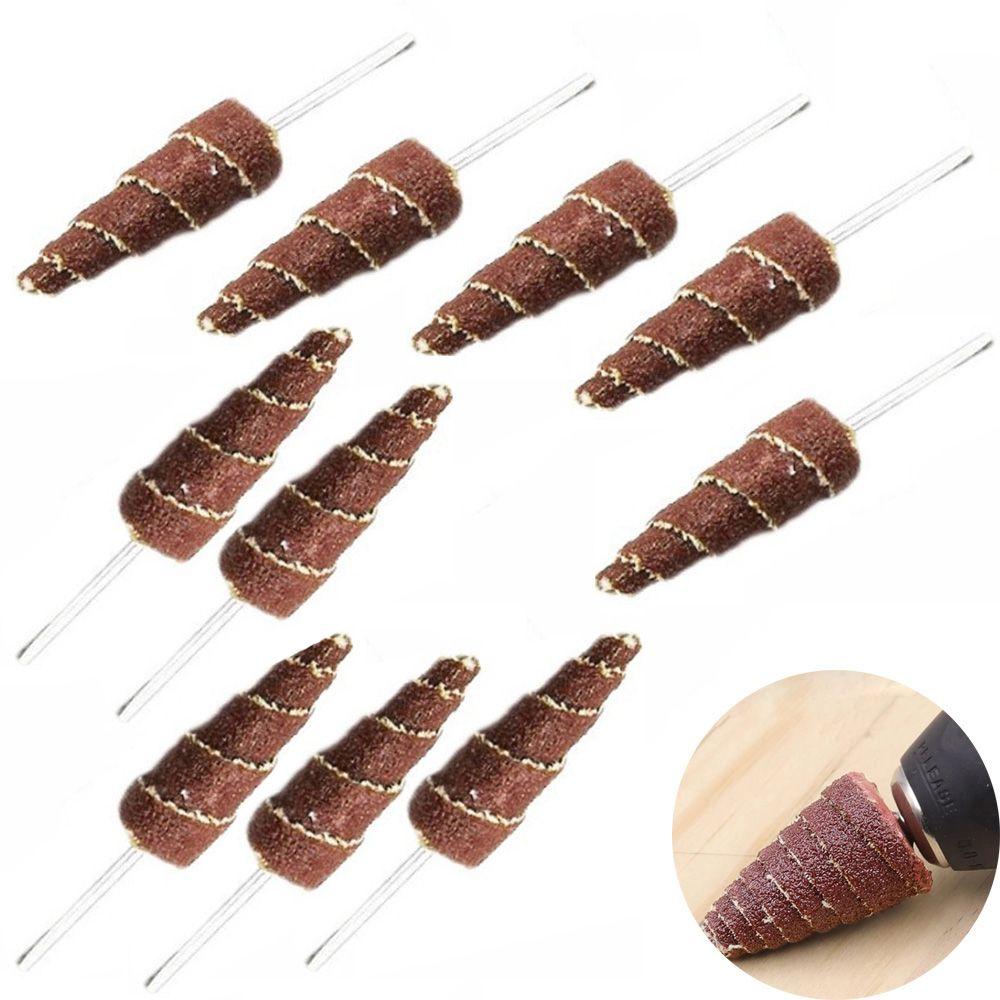Rotary Tool Drill Accessories Sand Paper Cone Grinding Head Sanding Bands Sandpaper Steel Shank
Rotary Tool Drill Accessories Sand Paper Cone Grinding Head Sanding Bands Sandpaper Steel Shank