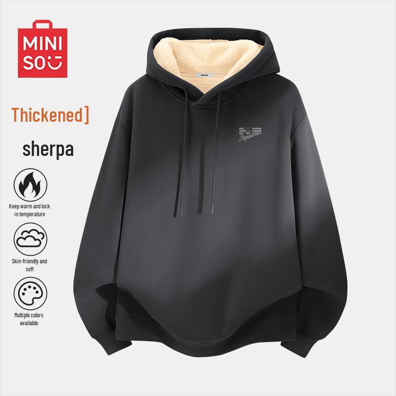 MINISO Men s Warm Lambswool Hooded Sweatshirt 2XL
MINISO Men s Warm Lambswool Hooded Sweatshirt 2XL