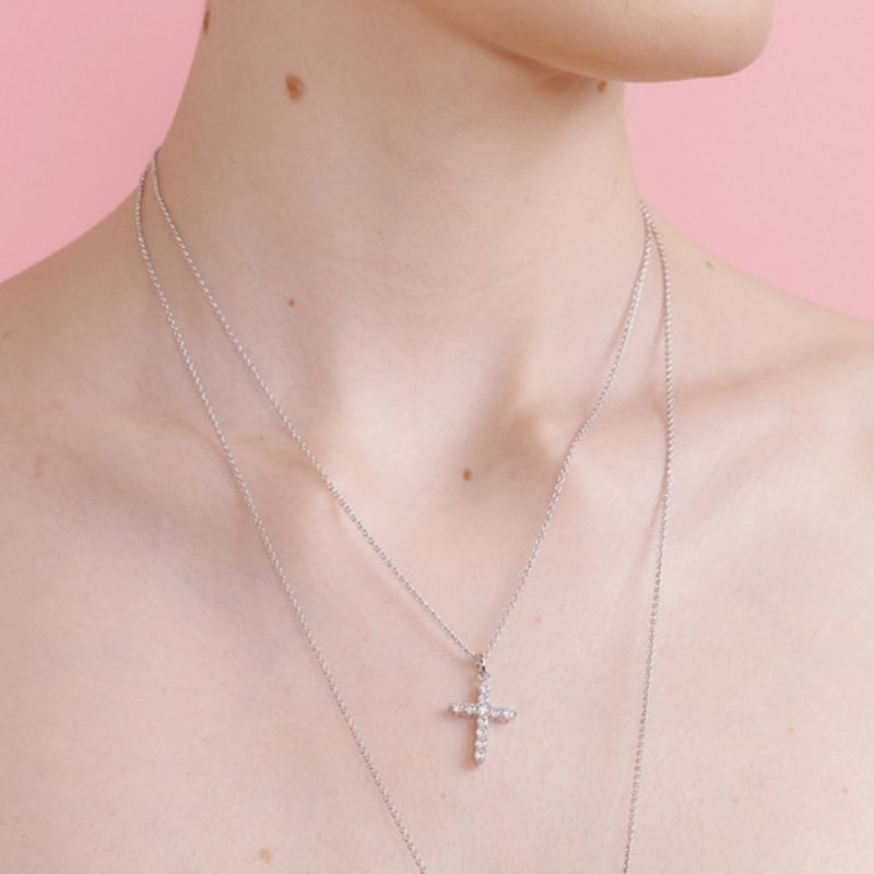 MATIAS Cross mini Necklace Silver
MATIAS Cross mini Necklace Silver