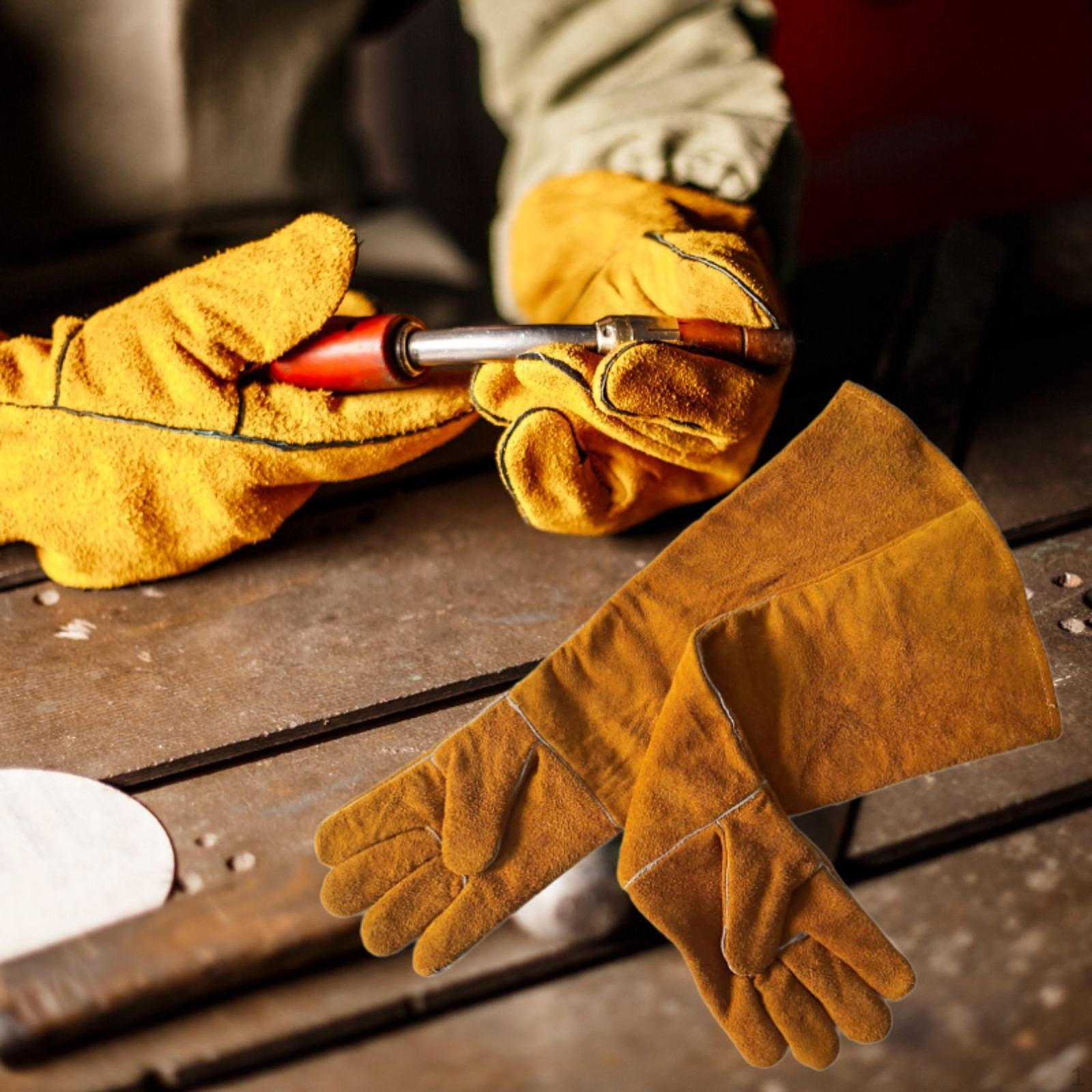 23,6 дюйма Перчатки для обращения с животными, защиты от укусов, сварочные перчатки для барбекю 60cm
23,6 дюйма Перчатки для обращения с животными, защиты от укусов, сварочные перчатки для барбекю 60cm