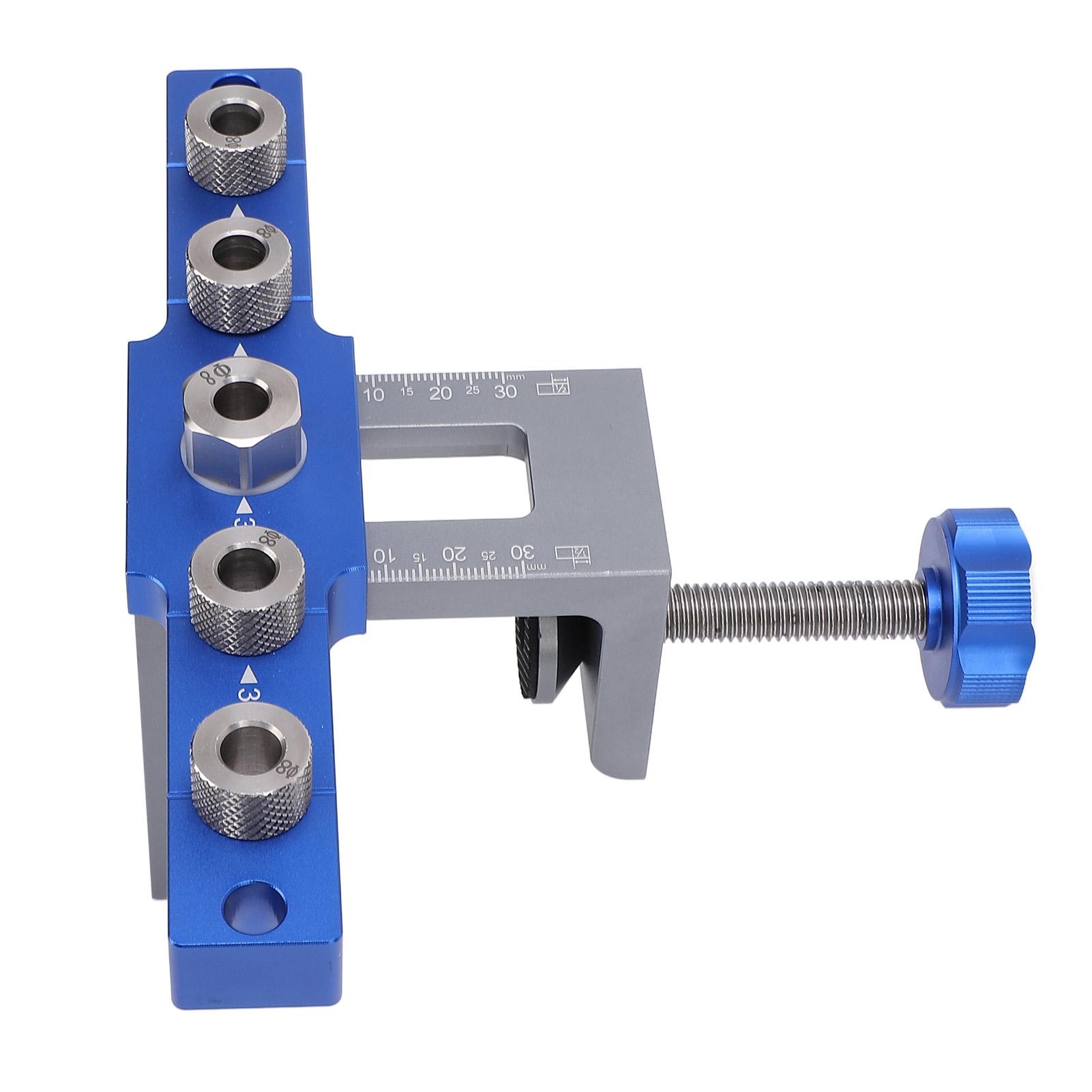 Doweling Jig Drill Kit 3 in 1 Aluminum Alloy Round Dowel Drilling Template Punch Locator for Woodworking
Doweling Jig Drill Kit 3 in 1 Aluminum Alloy Round Dowel Drilling Template Punch Locator for Woodworking