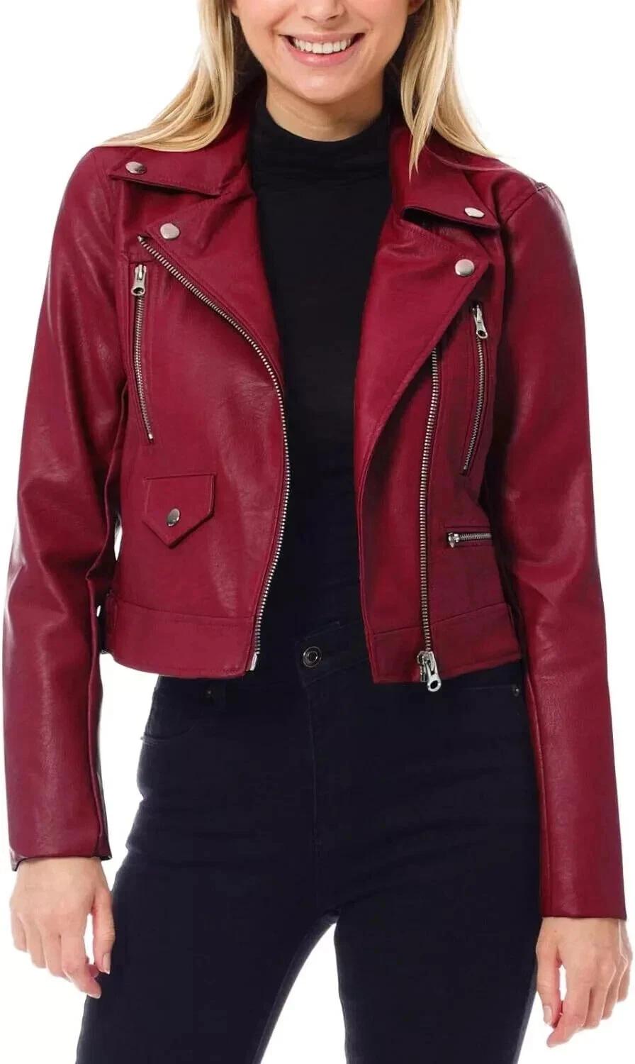 New Stylish Women s Burgundy Genuine Lambskin Jacket Soft Leather Biker Jacket S бордовый
New Stylish Women s Burgundy Genuine Lambskin Jacket Soft Leather Biker Jacket S бордовый