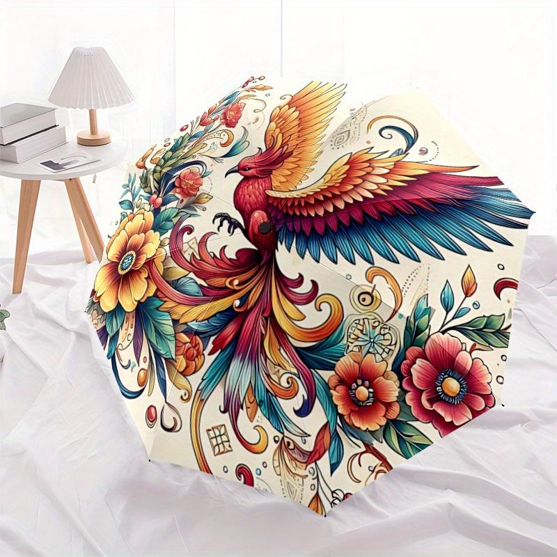 1pc Enchanted Phoenix Pattern Cartoon Umbrella, Portable 3-Fold Compact Umbrella, Suitable for Camping, Hiking and Travel, Ideal Easter Birthday
1pc Enchanted Phoenix Pattern Cartoon Umbrella, Portable 3-Fold Compact Umbrella, Suitable for Camping, Hiking and Travel, Ideal Easter Birthday