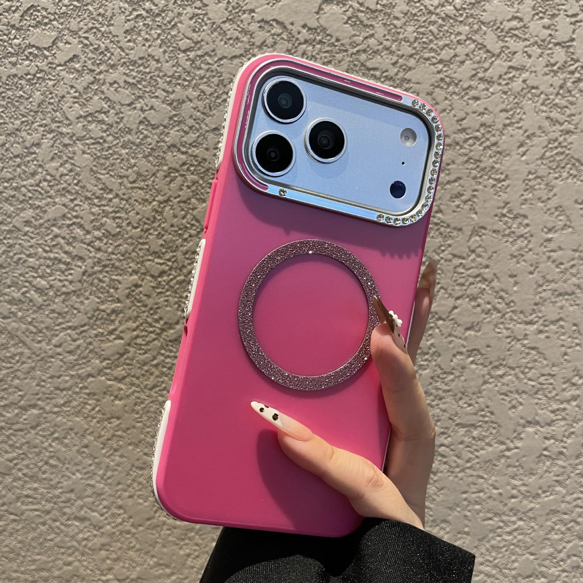 AG Magnetic Frosted Diamond Inlaid Phone Case for iPhone 13/14/15/16/17 Pro Max - High Appearance iPhone 15 Pro роза розовый
AG Magnetic Frosted Diamond Inlaid Phone Case for iPhone 13/14/15/16/17 Pro Max - High Appearance iPhone 15 Pro роза розовый