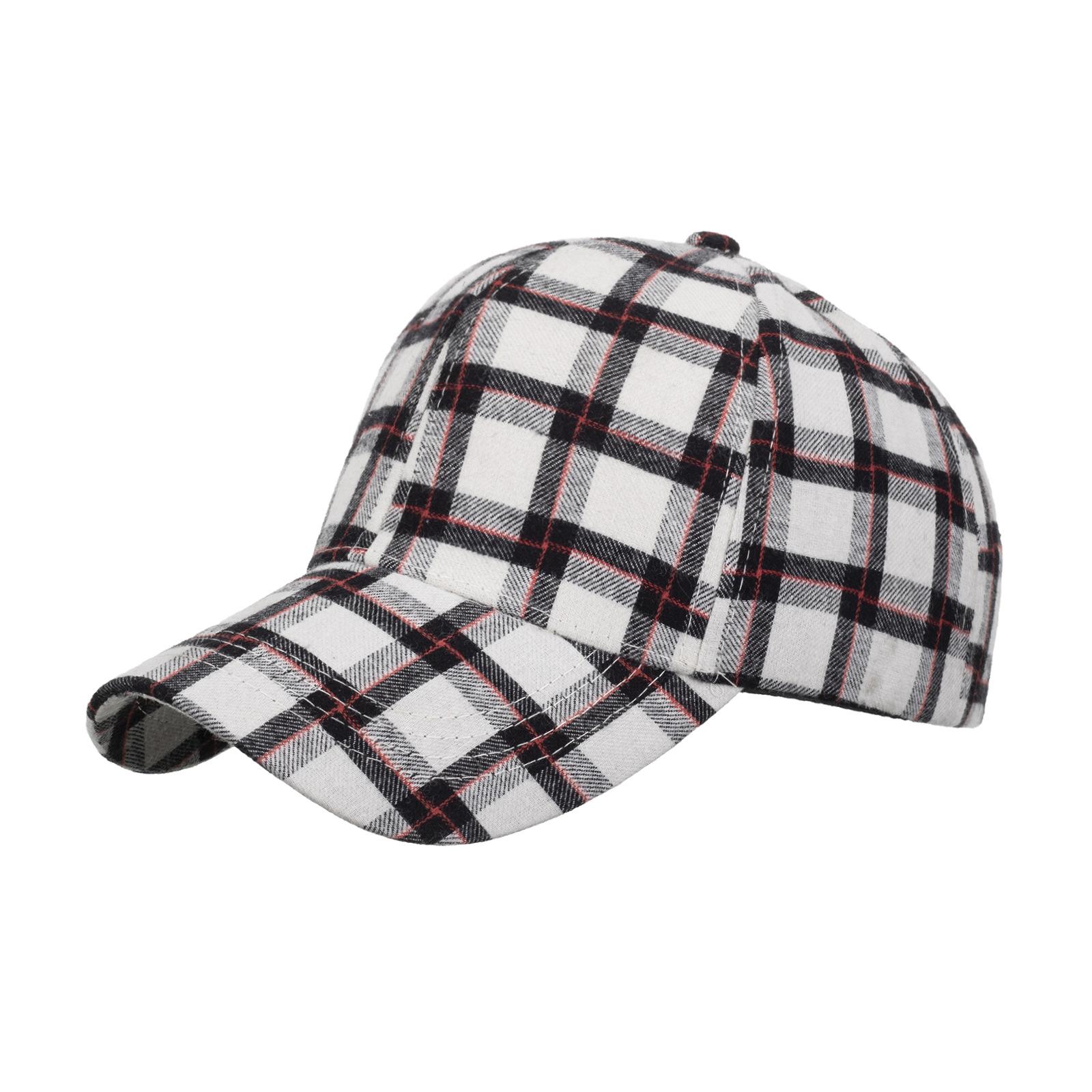 Color plaid baseball cap personalized printing square sunshade cap spot
Color plaid baseball cap personalized printing square sunshade cap spot