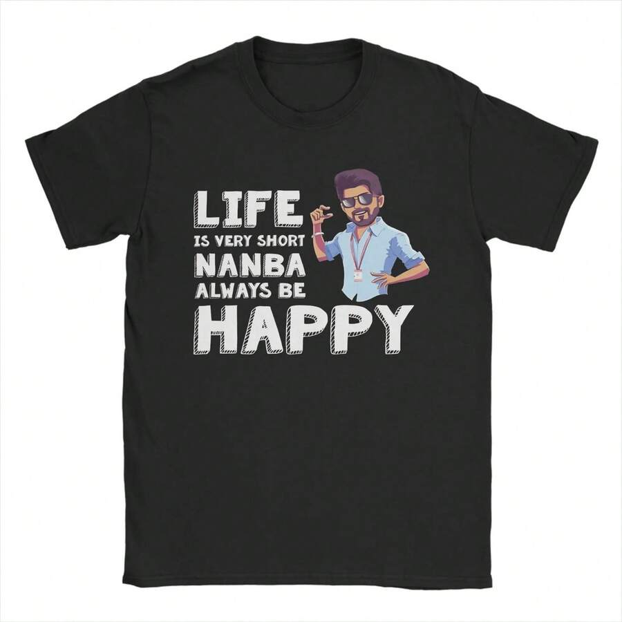 Casual Thalapathy Vijay T-Shirts Men Round Neck 100% Cotton T Shirts Short Sleeve Tees Printed Tops 5XL різнокольоровий
Casual Thalapathy Vijay T-Shirts Men Round Neck 100% Cotton T Shirts Short Sleeve Tees Printed Tops 5XL різнокольоровий
