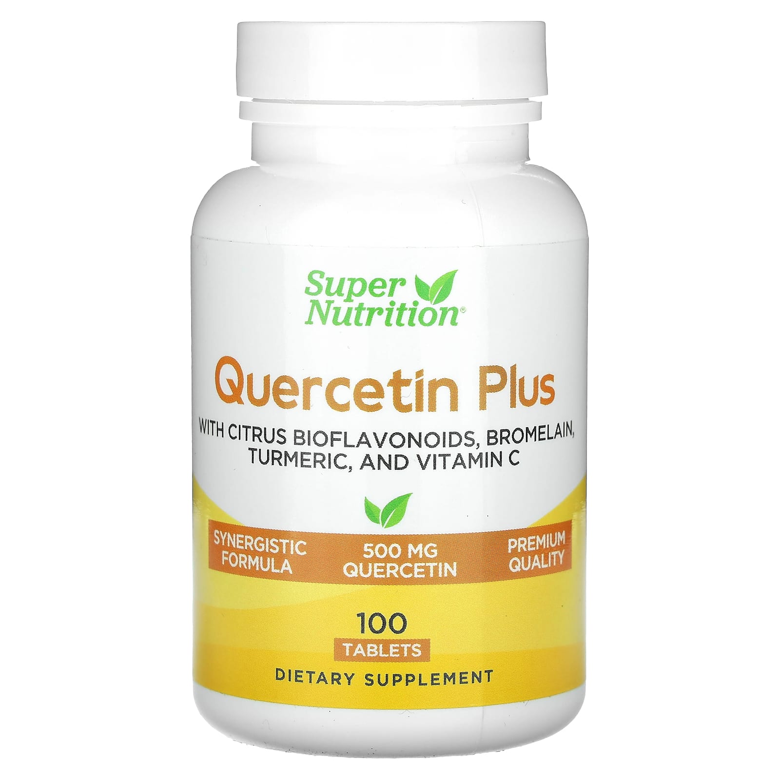 Quercetin Plus, Quercetin, Vitamin C, Citrus Bioflavonoids, Bromelain, Turmeric, Vitamin C, 100 Tablets
Quercetin Plus, Quercetin, Vitamin C, Citrus Bioflavonoids, Bromelain, Turmeric, Vitamin C, 100 Tablets