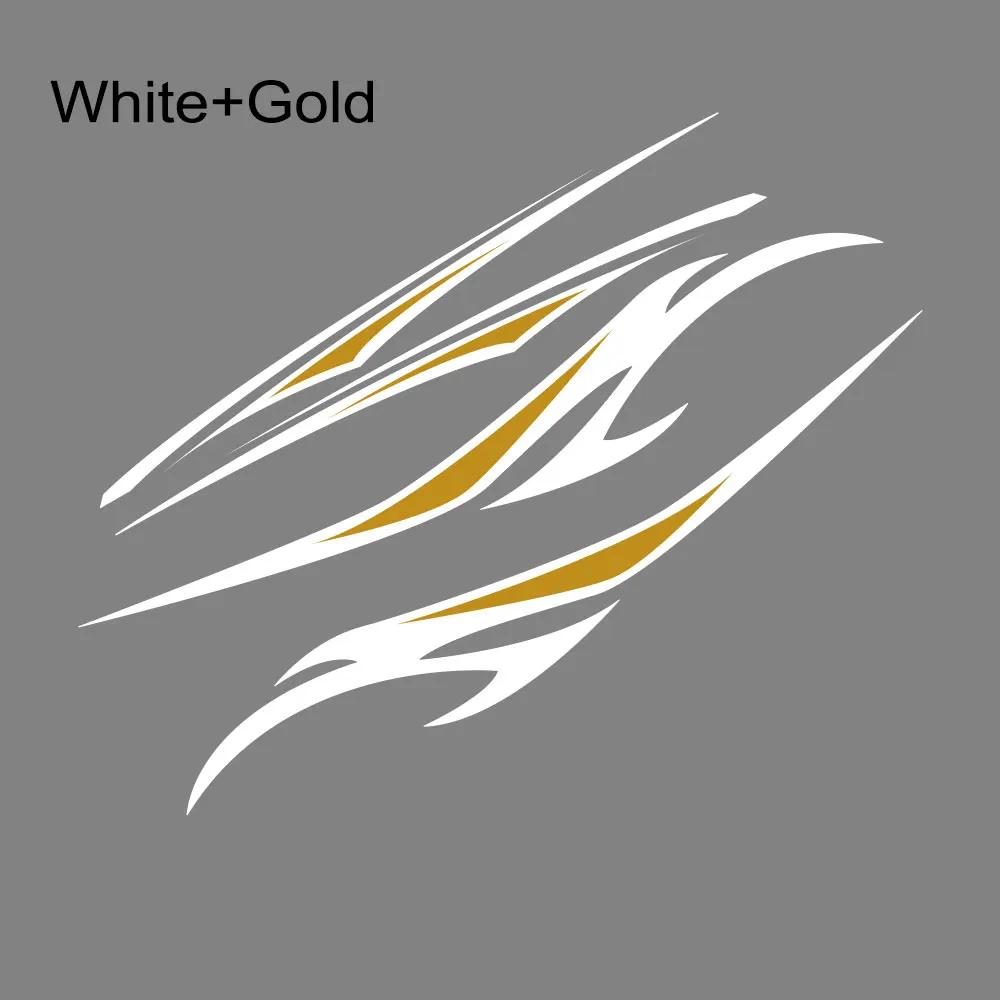 2PCS Long Striped Car Door Side Skirt Stickers Self-adhesive Vinyl Decals For Honda Civic Auto Decoration Stickers Accessories біле золото кольору
2PCS Long Striped Car Door Side Skirt Stickers Self-adhesive Vinyl Decals For Honda Civic Auto Decoration Stickers Accessories біле золото кольору