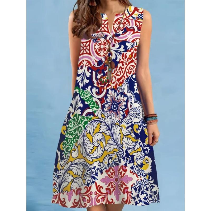 Fashion Cat Print Summer Sleeveless Women Dress Elegant Tank A-Line Dress Woman Clothing Casual V-Neck Sundress Spring Vestidos S
Fashion Cat Print Summer Sleeveless Women Dress Elegant Tank A-Line Dress Woman Clothing Casual V-Neck Sundress Spring Vestidos S