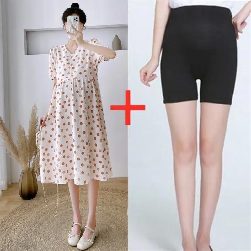 Платье для беременных и кормящих, летний модный костюм, летняя новинка, в горошек, маленькая юбка с коротким рукавом M 85-105
Платье для беременных и кормящих, летний модный костюм, летняя новинка, в горошек, маленькая юбка с коротким рукавом M 85-105