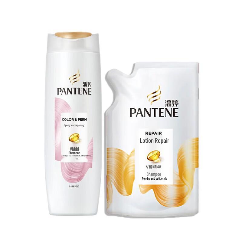 Pantene Smooth & Repair Shampoo Set (400g + 230g Refill)
Pantene Smooth & Repair Shampoo Set (400g + 230g Refill)