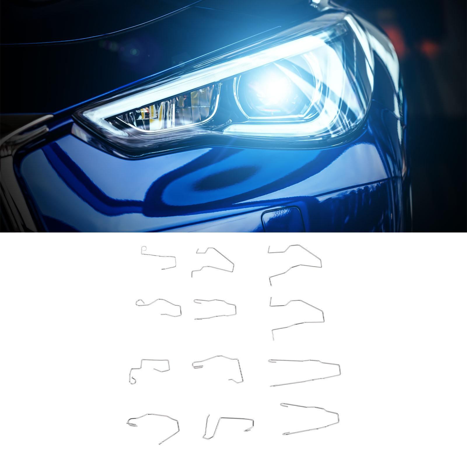 12PCS Headlight Retainer Spring Clips Headlamp Bulb Retaining Clip Holder Universal Automotive Headlight Clip for H1 H3 H4 H7 Bulbs
12PCS Headlight Retainer Spring Clips Headlamp Bulb Retaining Clip Holder Universal Automotive Headlight Clip for H1 H3 H4 H7 Bulbs