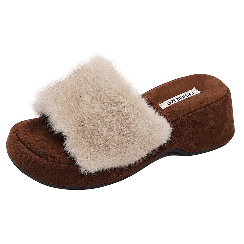 Retro leopard print square head fluffy slippers women s outer wear 2025 autumn and winter new temperament fluffy lazy one-word cotton drag 40
Retro leopard print square head fluffy slippers women s outer wear 2025 autumn and winter new temperament fluffy lazy one-word cotton drag 40