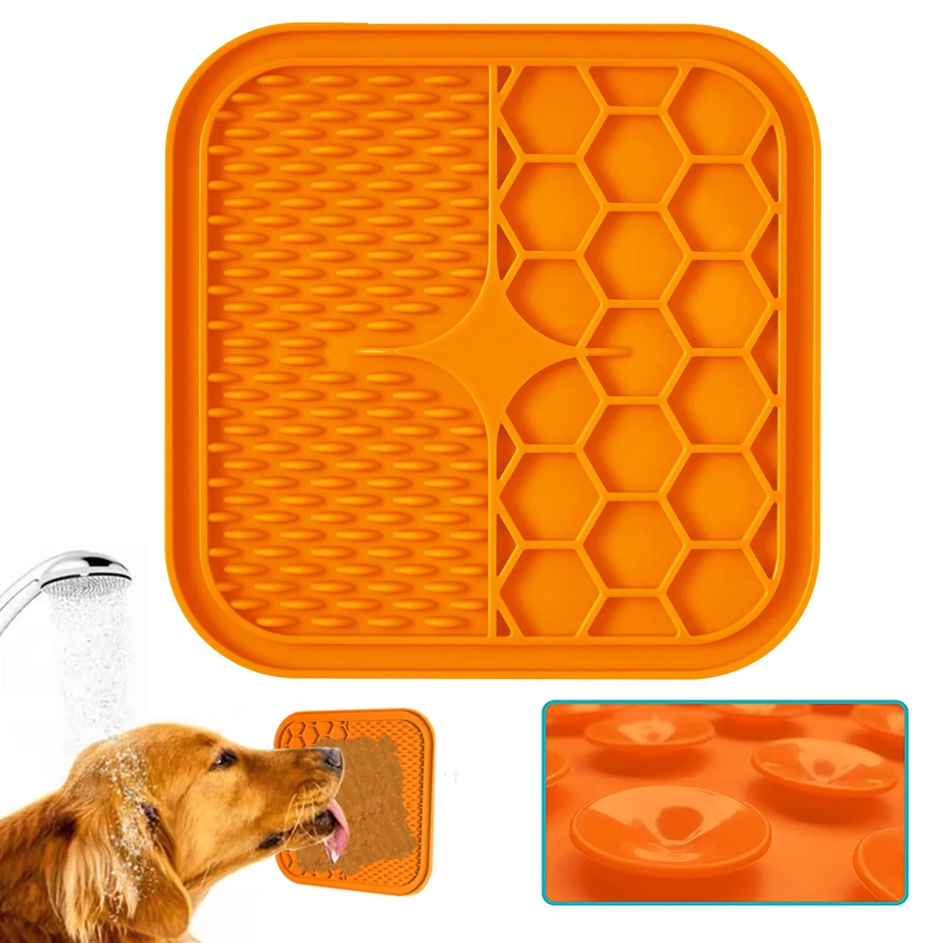 Slow Food Bowls With suction cup, Lick Pad, Slow Feeders, Treat Dispensing for Pet Dogs and Cats, Silicone Feeding Food Bowl
Slow Food Bowls With suction cup, Lick Pad, Slow Feeders, Treat Dispensing for Pet Dogs and Cats, Silicone Feeding Food Bowl