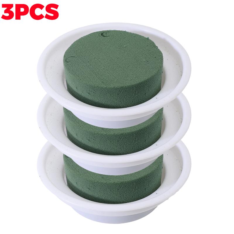 Round Floral Foam Plate Green Dry Wet Flower Foam Blocks for Fresh&Artificial Flowers DIY Arrangement Wedding Garden Decoration
Round Floral Foam Plate Green Dry Wet Flower Foam Blocks for Fresh&Artificial Flowers DIY Arrangement Wedding Garden Decoration