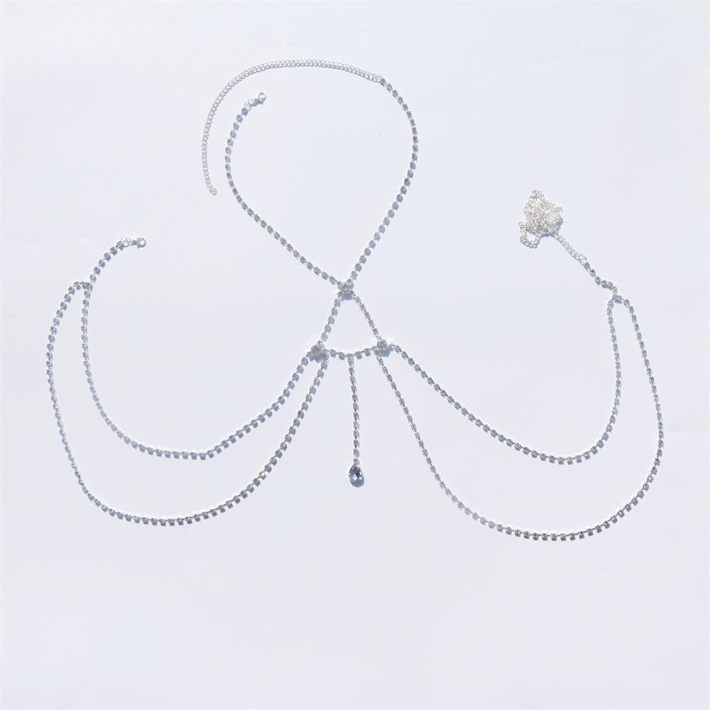 Breast Chain, Water Drop Pendant, Rhinestone Body Chain, Sexy Fashion Rhinestone Nipple Chain Accessories.
Breast Chain, Water Drop Pendant, Rhinestone Body Chain, Sexy Fashion Rhinestone Nipple Chain Accessories.