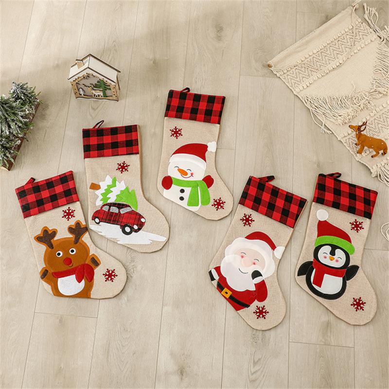 Christmas Stocking Sack Xmas Gift Candy Bag Noel Christmas Decorations for Home Navidad Sock Christmas Tree Decor New Year 2025
Christmas Stocking Sack Xmas Gift Candy Bag Noel Christmas Decorations for Home Navidad Sock Christmas Tree Decor New Year 2025