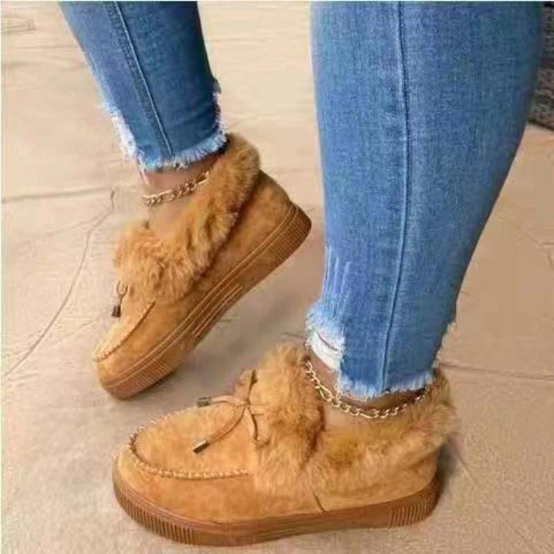 Women Winter Cotton Shoes Plush Warm Snow Boots Ladies Casual Flat Shoes Women Short Boots Solid Color Furry Females Feetwear 35 бежевый
Women Winter Cotton Shoes Plush Warm Snow Boots Ladies Casual Flat Shoes Women Short Boots Solid Color Furry Females Feetwear 35 бежевый