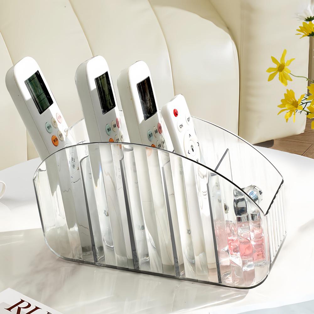 Acrylic Makeup Brush & Pen Holder with 5 Compartments for Skincare and Remotes
Acrylic Makeup Brush & Pen Holder with 5 Compartments for Skincare and Remotes