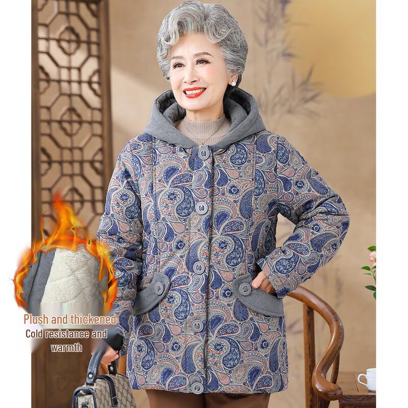 Женское зимнее пальто Pasiite с капюшоном, цветочным принтом и подкладкой 4XL
Женское зимнее пальто Pasiite с капюшоном, цветочным принтом и подкладкой 4XL