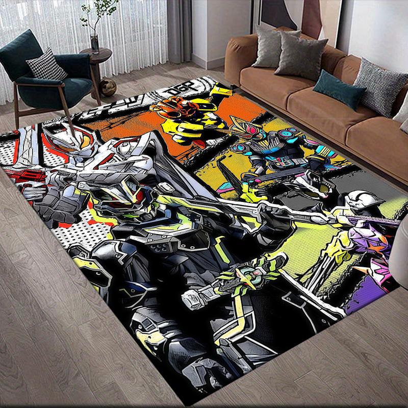 Kamen Rider Characters Anti-Slip Rug, Rectangular Carpet for Living Room, Bedroom, Sofa Area & Game Room, Decor 60x90cm
Kamen Rider Characters Anti-Slip Rug, Rectangular Carpet for Living Room, Bedroom, Sofa Area & Game Room, Decor 60x90cm