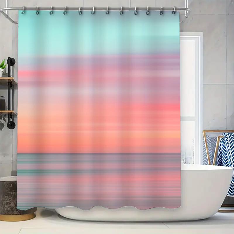 Shower Curtain Modern Black White Orange Geometric Pattern Fabric Waterproof Bath Decor W60H190(CM)-1 Pcs
Shower Curtain Modern Black White Orange Geometric Pattern Fabric Waterproof Bath Decor W60H190(CM)-1 Pcs