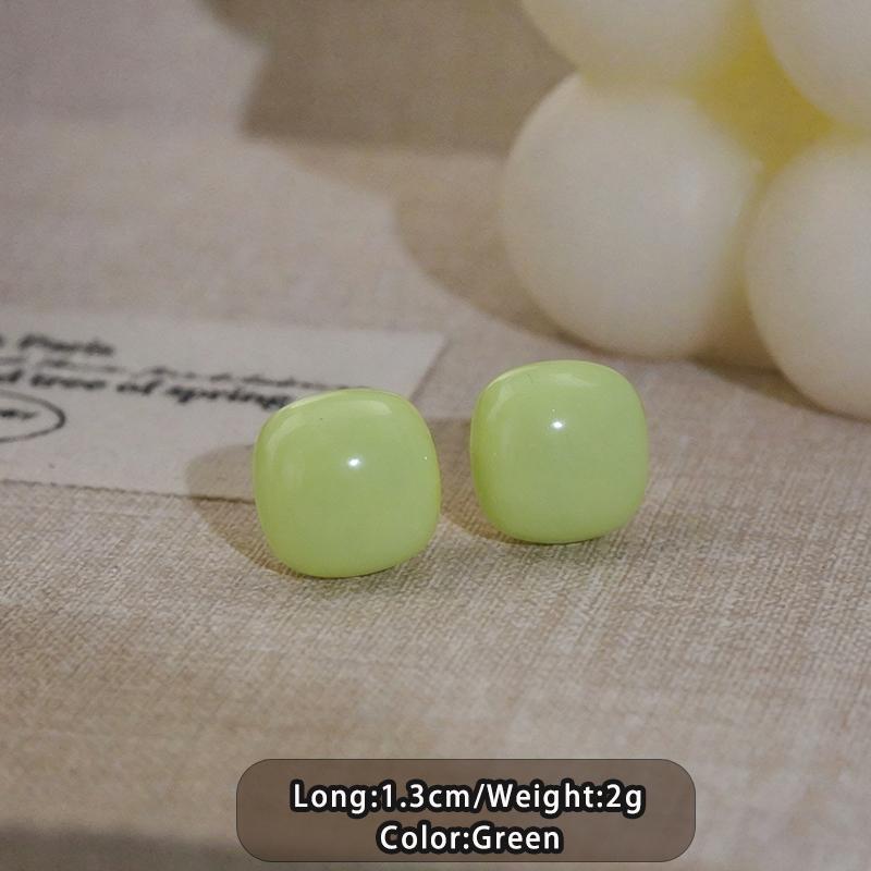 2026 New Macaron Color Square Mini Stud Earrings Summer Versatile Accessories For Women s Holiday Style Jewelry Design For Girls
2026 New Macaron Color Square Mini Stud Earrings Summer Versatile Accessories For Women s Holiday Style Jewelry Design For Girls