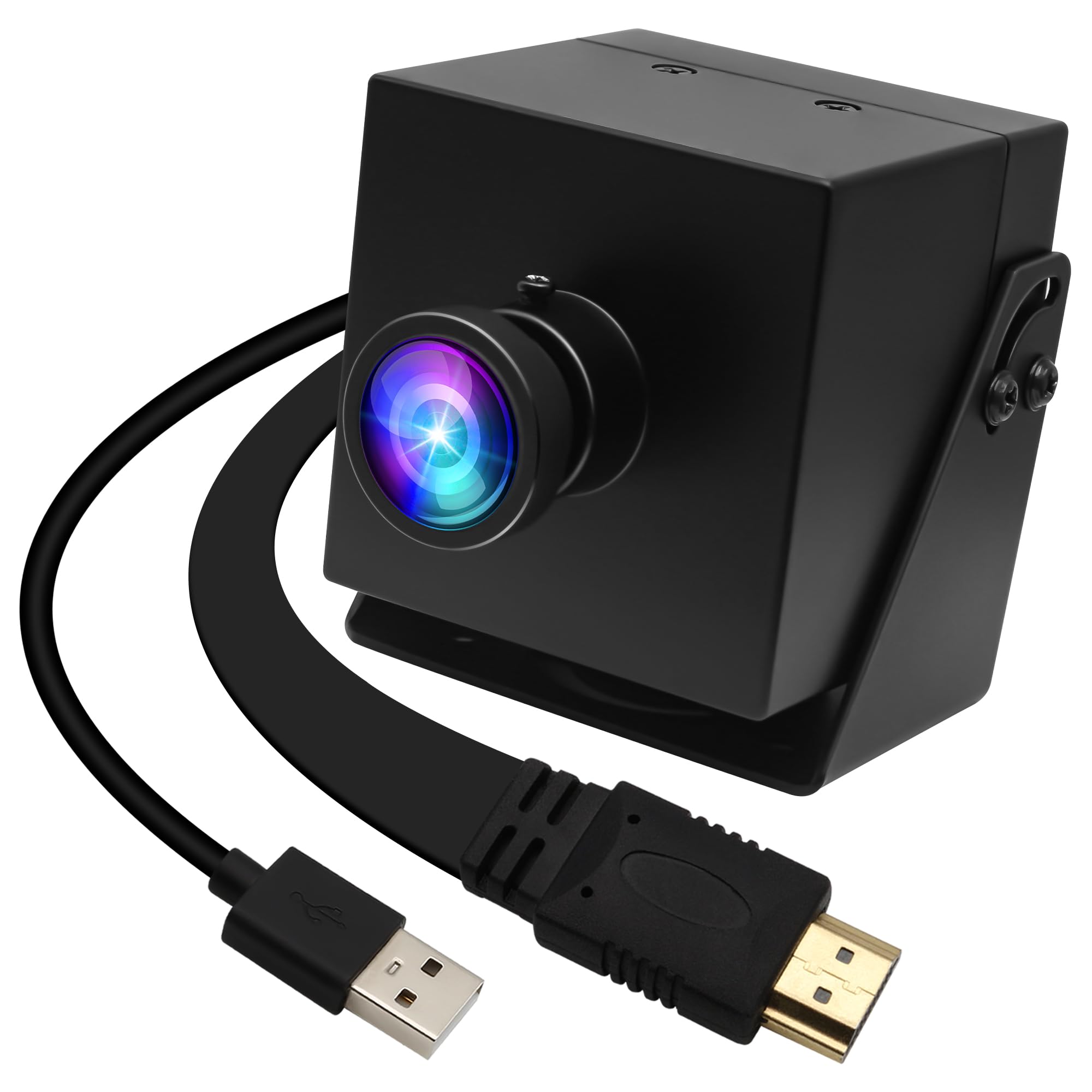 ELP 4K HDMI USB-камера Ширококутна ПК-камера для монітора комп’ютера Одночасний вихід Міні UVC веб-камера 2-кратне цифрове збільшення 8 Мп USB-камера безпеки Ступінь чорний
ELP 4K HDMI USB-камера Ширококутна ПК-камера для монітора комп’ютера Одночасний вихід Міні UVC веб-камера 2-кратне цифрове збільшення 8 Мп USB-камера безпеки Ступінь чорний