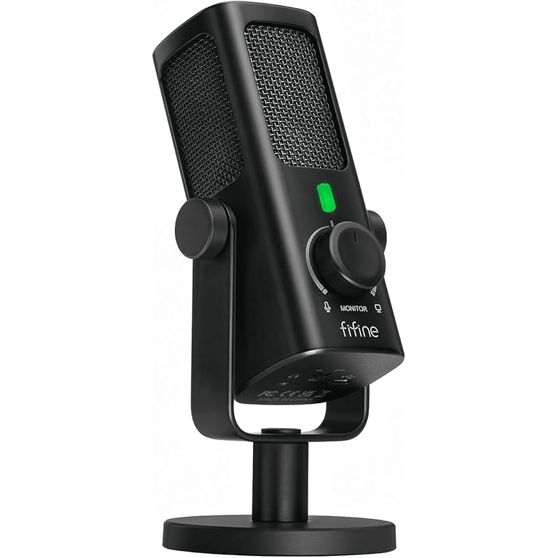 FIFINE condenser microphone USB microphone 192KHz/24bit unidirectional noise reduction low cut switch Direct monitoring and mixing possible
FIFINE condenser microphone USB microphone 192KHz/24bit unidirectional noise reduction low cut switch Direct monitoring and mixing possible