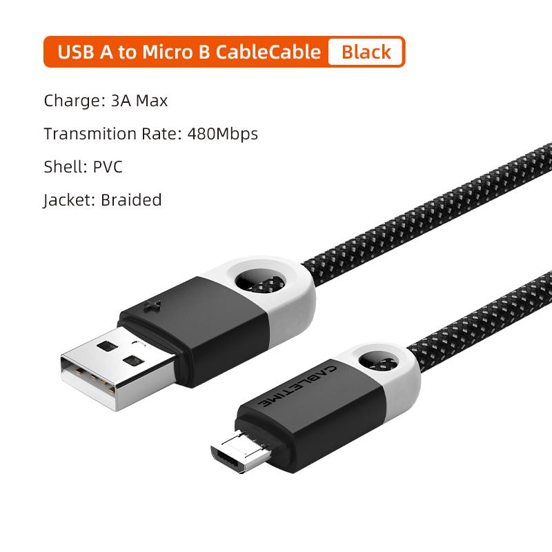 CABLETIME Micro USB Cable 3A Fast Data charge Mobile Phone Micro USB Cable for Xiaomi 10 Redmi Huawei LG Data Cable Cord 0.25m чорний
CABLETIME Micro USB Cable 3A Fast Data charge Mobile Phone Micro USB Cable for Xiaomi 10 Redmi Huawei LG Data Cable Cord 0.25m чорний