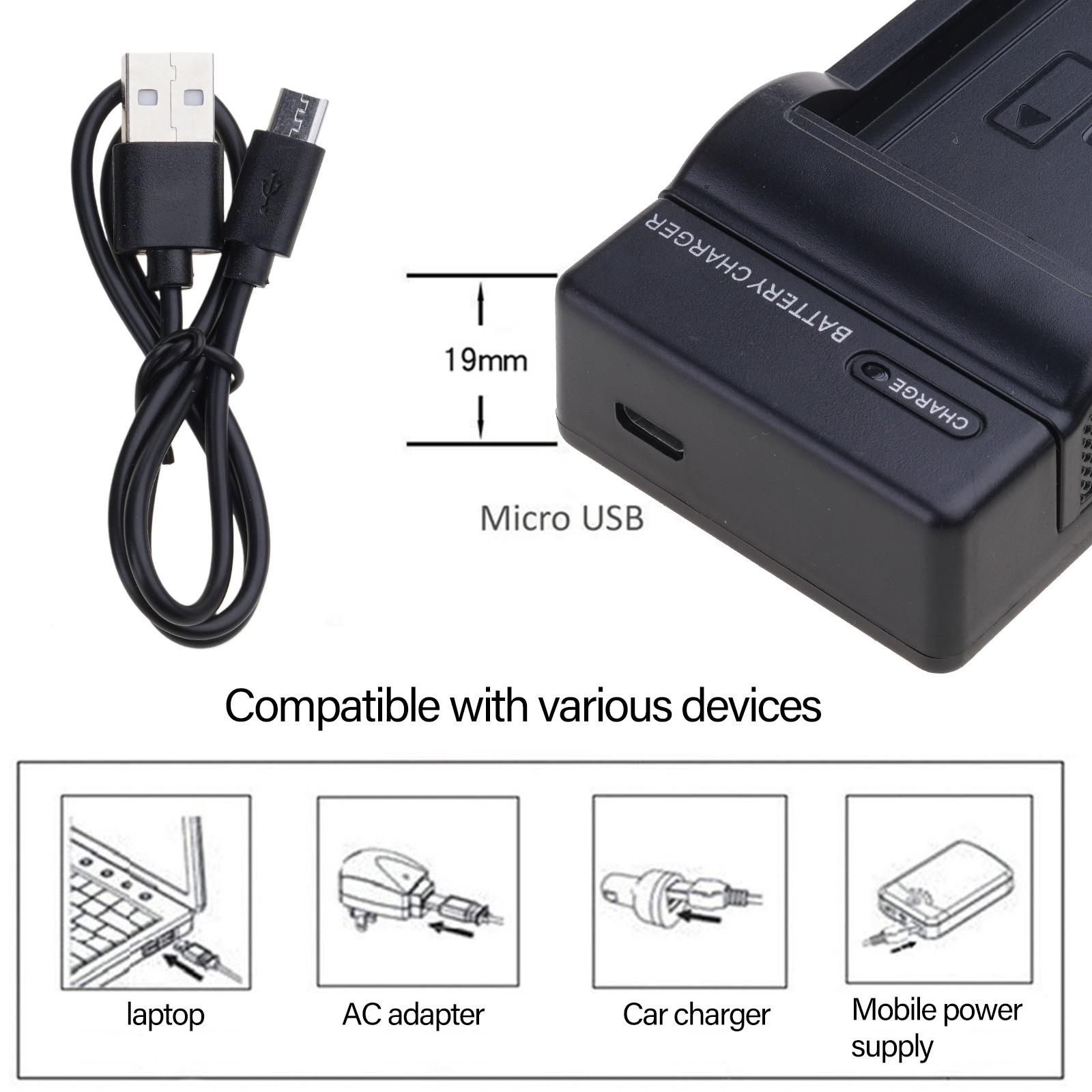 NP-W126 USB Цифровое зарядное устройство для аккумуляторов База Подходит для аккумулятора камеры Canon Ультратонкая док-станция для зарядки Черный
NP-W126 USB Цифровое зарядное устройство для аккумуляторов База Подходит для аккумулятора камеры Canon Ультратонкая док-станция для зарядки Черный