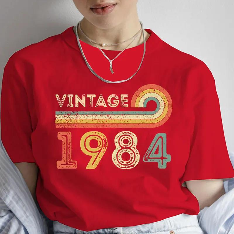 Vintage 1984 37nd Birthday Born in 1984 Classic T-Shirt for Unisex Summer Tees Female Harajuku Clothes Casual Streetwear Tops Y2k 4XL
Vintage 1984 37nd Birthday Born in 1984 Classic T-Shirt for Unisex Summer Tees Female Harajuku Clothes Casual Streetwear Tops Y2k 4XL