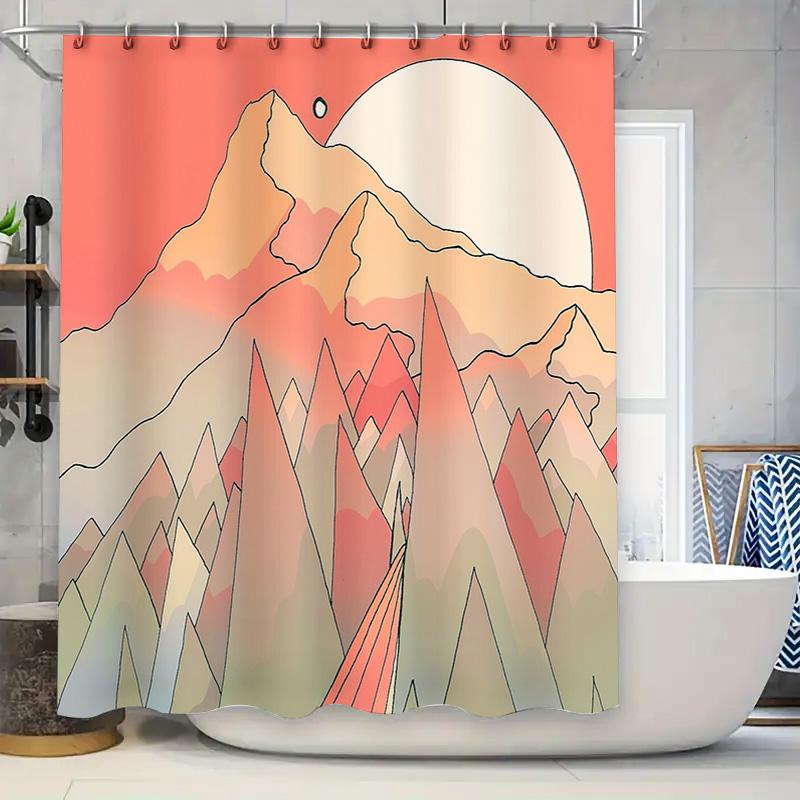 Modern Abstract Waterfall Landscape Shower Curtain Nature Forest Backdrop Washroom Decor W60H190(CM)-1 Pcs
Modern Abstract Waterfall Landscape Shower Curtain Nature Forest Backdrop Washroom Decor W60H190(CM)-1 Pcs