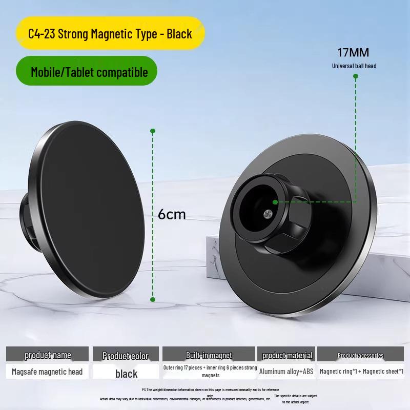 Cold Ice Armor C6 MagSafe Magnetic Headphone Holder with 17mm Ball Head Base and Universal Rotating Head.
Cold Ice Armor C6 MagSafe Magnetic Headphone Holder with 17mm Ball Head Base and Universal Rotating Head.