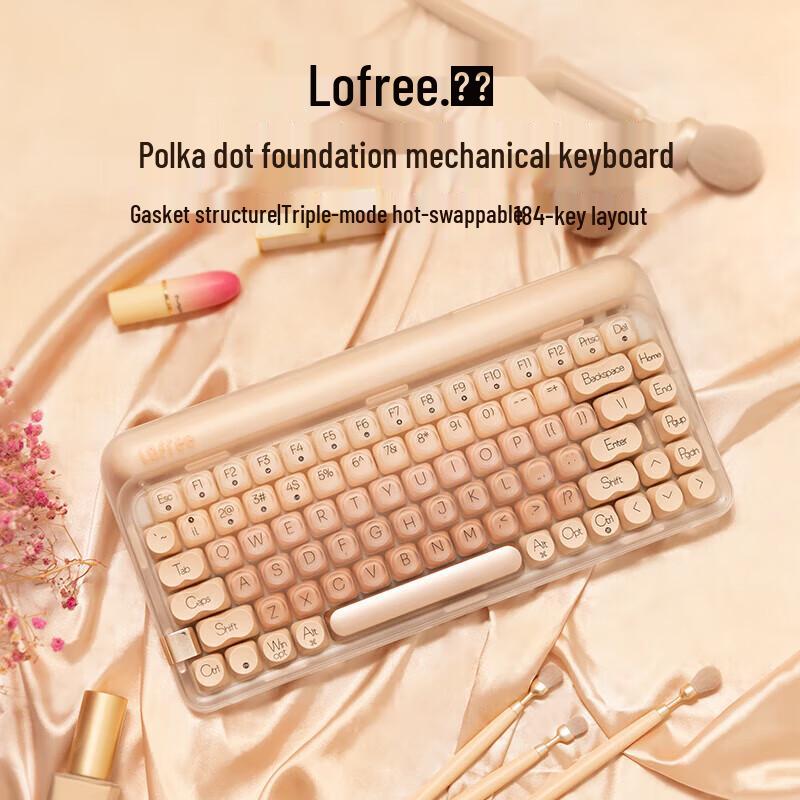Lofree OE914 Tri-Mode Hot-Swappable 84-Key Mechanical Keyboard
Lofree OE914 Tri-Mode Hot-Swappable 84-Key Mechanical Keyboard