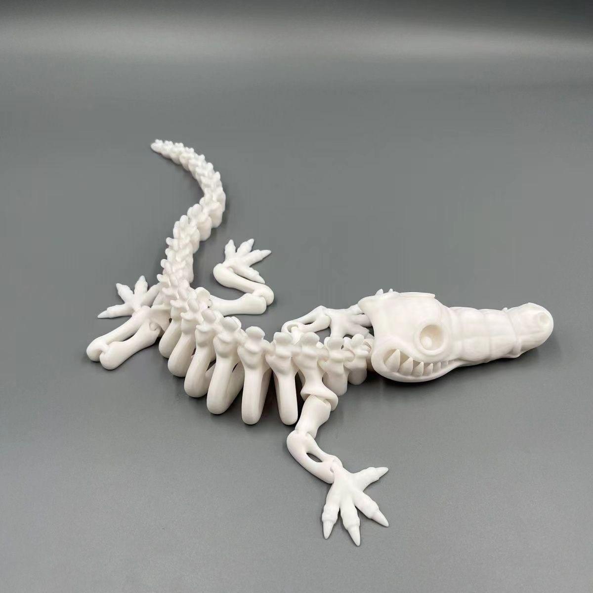 3D Printed Movable Joints Crocodile Figurine Desk Toys Home Decor Articulated Creative Toys Childre Gifts Fashion Miniatures 20cm світло-сірого кольору
3D Printed Movable Joints Crocodile Figurine Desk Toys Home Decor Articulated Creative Toys Childre Gifts Fashion Miniatures 20cm світло-сірого кольору