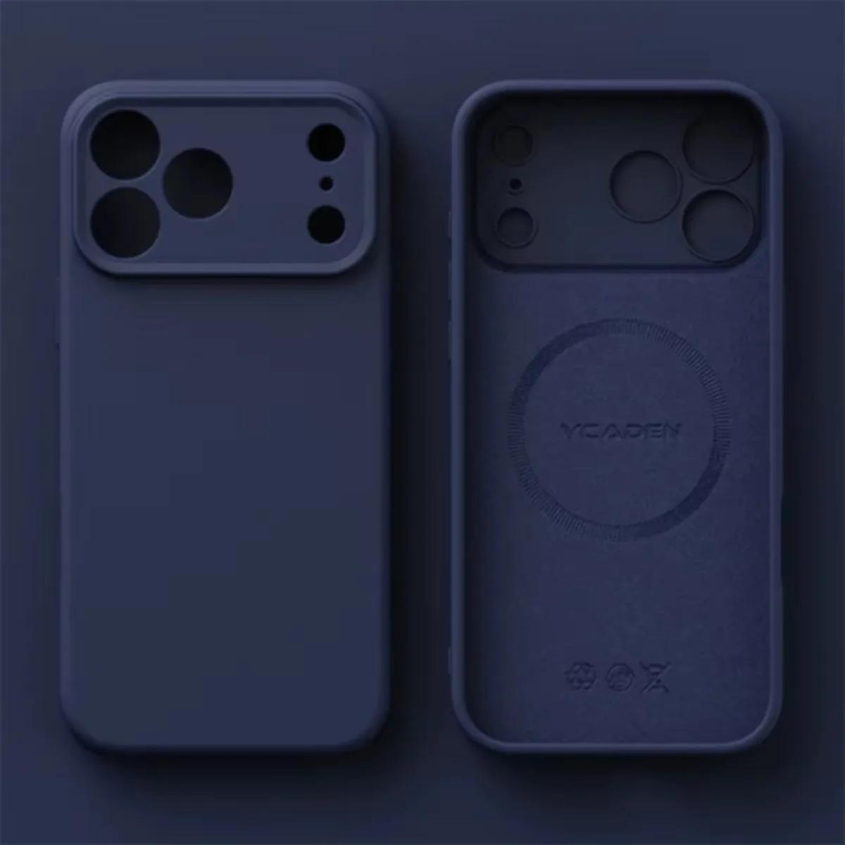 Offical Magnetic ShockProof Protective Phone Case for Apple IPhone 17 Pro Max 16 15 14 13 12 Silicone Plain Soft Back Cover iPhone 15 Pro Max темно-синього кольору
Offical Magnetic ShockProof Protective Phone Case for Apple IPhone 17 Pro Max 16 15 14 13 12 Silicone Plain Soft Back Cover iPhone 15 Pro Max темно-синього кольору