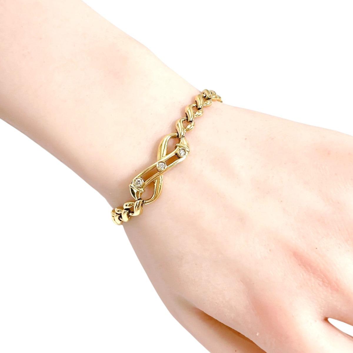 Diamond 18K bracelet K18 Gold gold unisex Used
Diamond 18K bracelet K18 Gold gold unisex Used