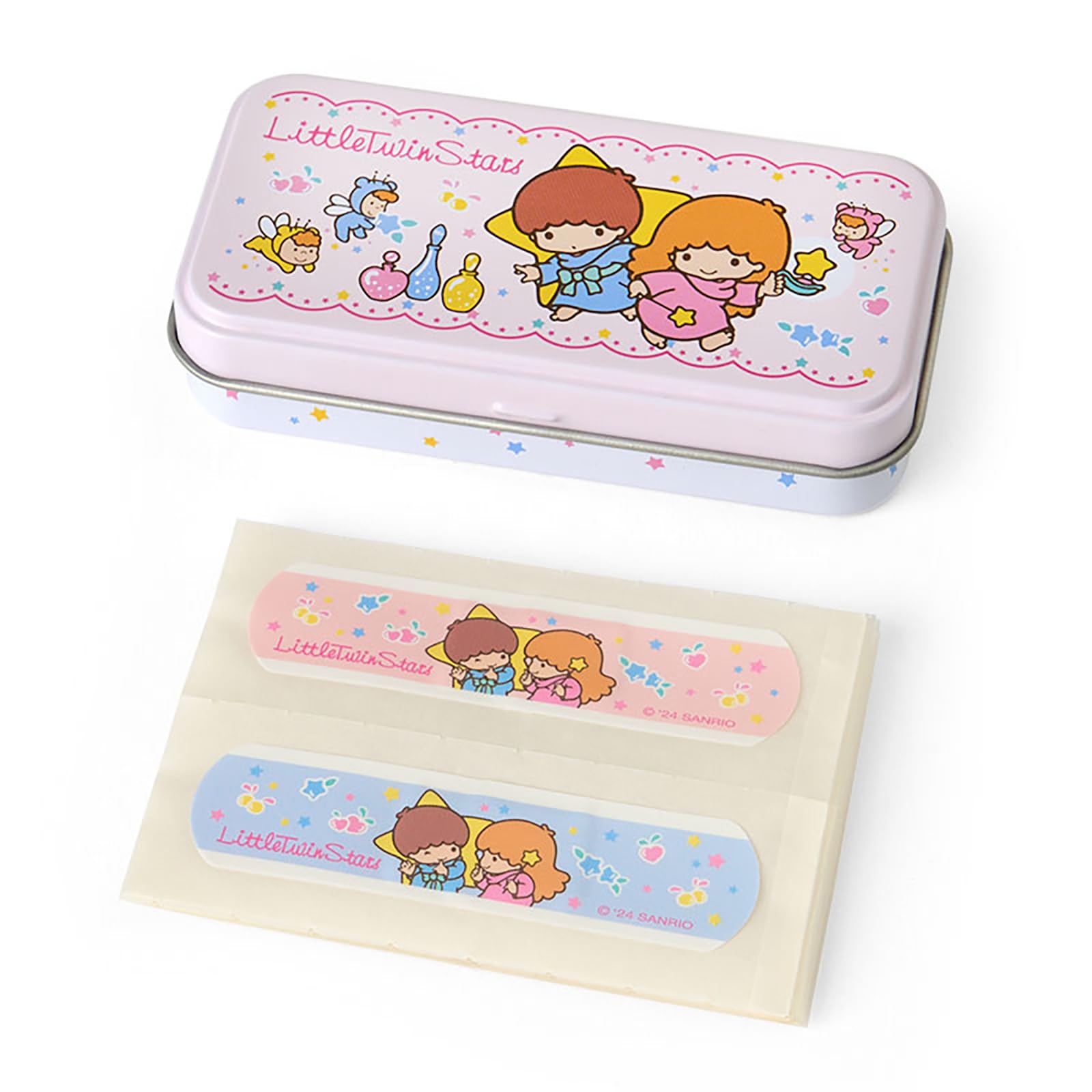 Sanrio Bandage & Tin Case (Everyday Goods, Sanrio Forever) Little Twin Stars Kiki & Lala 10-Pack (2 Designs x 5 of Each) 451894
Sanrio Bandage & Tin Case (Everyday Goods, Sanrio Forever) Little Twin Stars Kiki & Lala 10-Pack (2 Designs x 5 of Each) 451894