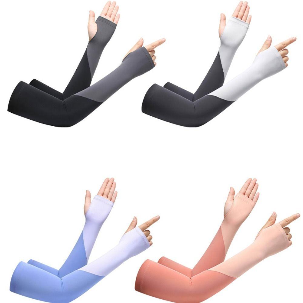 Thin Half Finger Ice Sleeves Two Fingers with Exposed Anti-UV Arm Sleeves Cycling фіолетовий
Thin Half Finger Ice Sleeves Two Fingers with Exposed Anti-UV Arm Sleeves Cycling фіолетовий