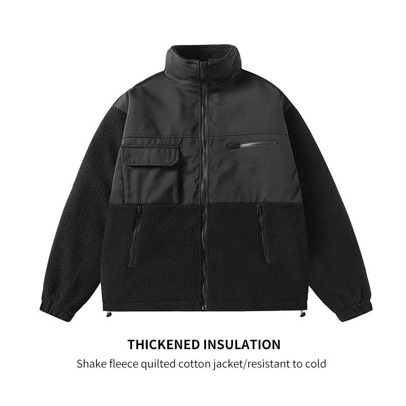 Fleece cotton-padded clothing men s winter loose stand-up collar fleece cotton-padded clothing warm casual fleece cotton-padded jacket men s jacket L
Fleece cotton-padded clothing men s winter loose stand-up collar fleece cotton-padded clothing warm casual fleece cotton-padded jacket men s jacket L