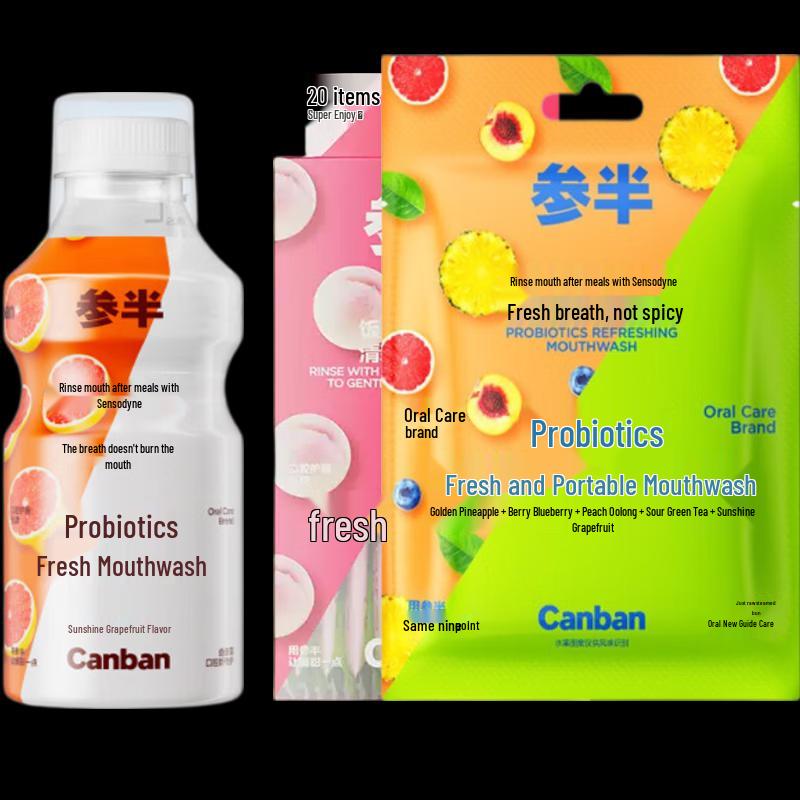 Semi-Bio Probiotic Fresh Breath Mouthwash Bundle
Semi-Bio Probiotic Fresh Breath Mouthwash Bundle