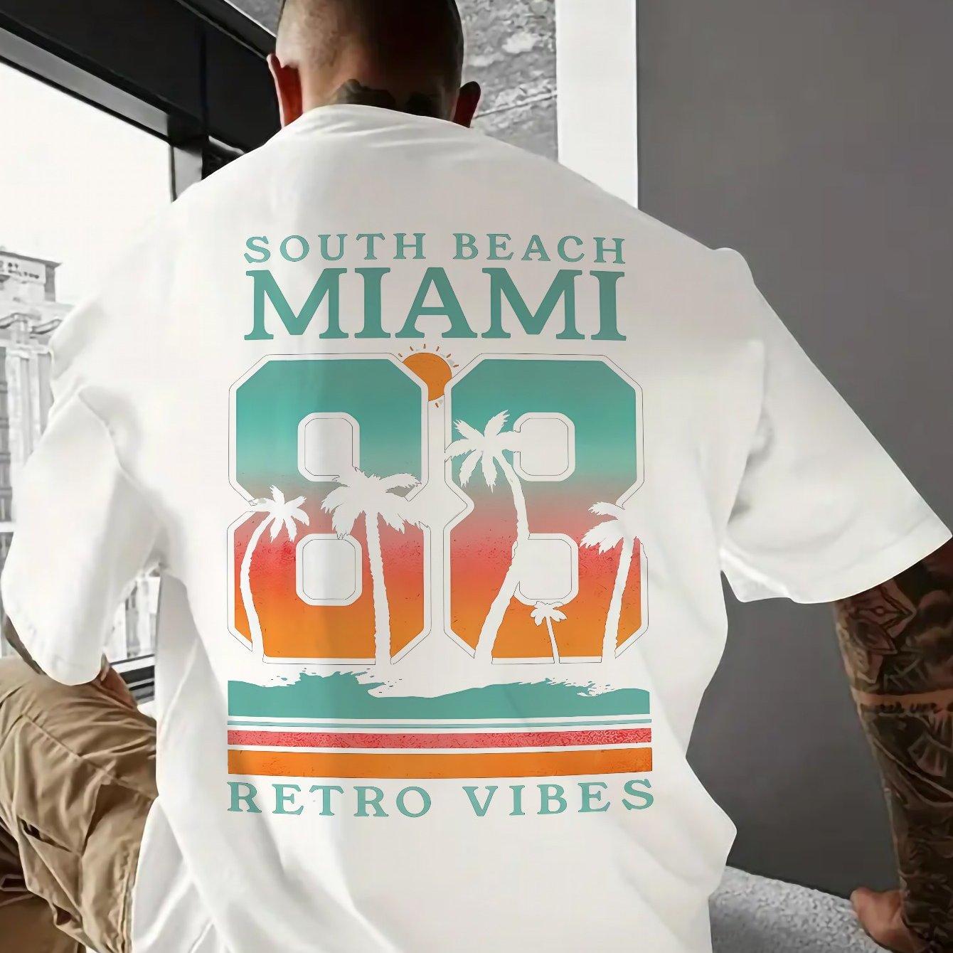 Mens Miami 83 Retro Shirt Short Sleeve Round Neck Sleeve Sports Women s T-shirt Unisex Casual Daily Wear Summer T-shirt 4XL
Mens Miami 83 Retro Shirt Short Sleeve Round Neck Sleeve Sports Women s T-shirt Unisex Casual Daily Wear Summer T-shirt 4XL