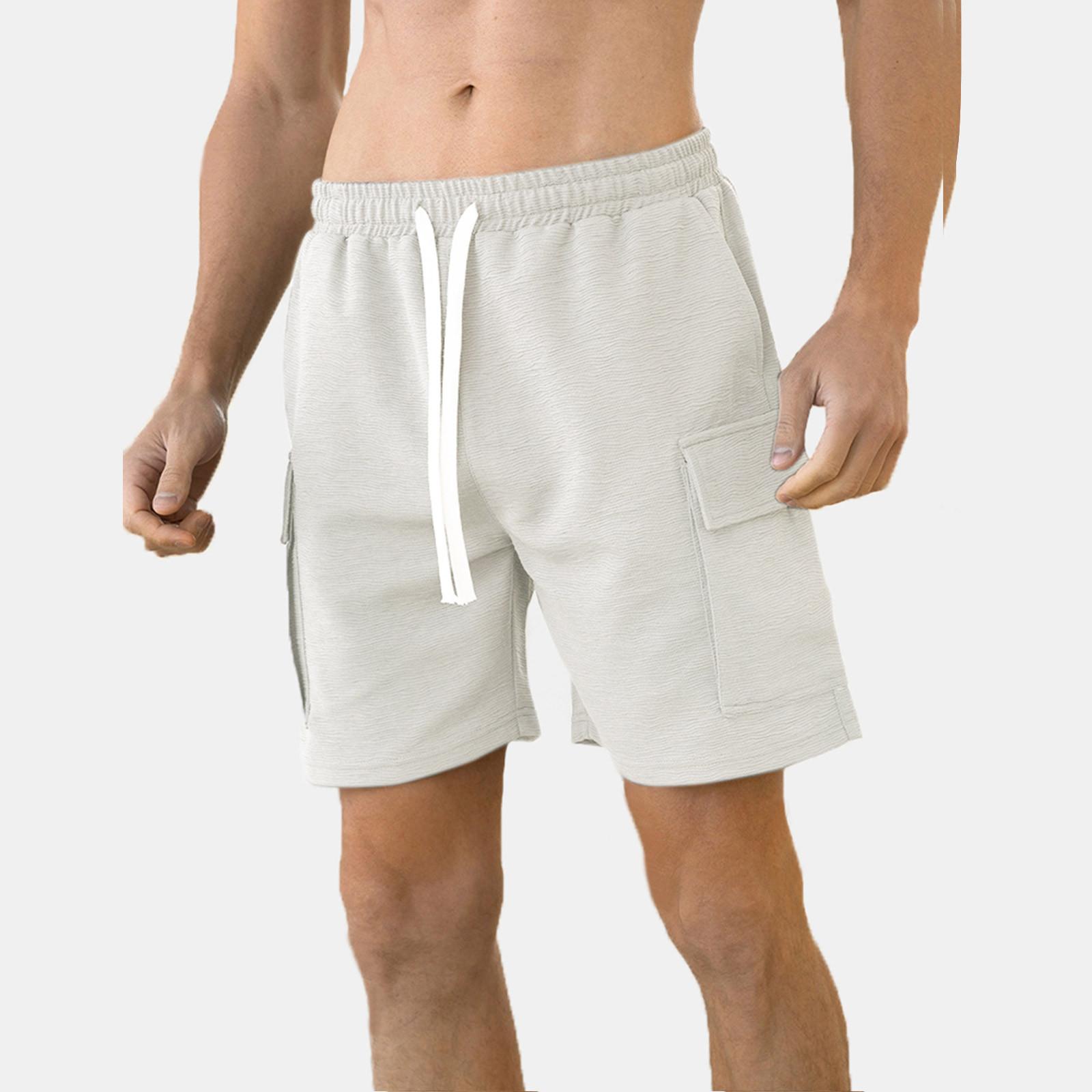 Мужские трикотажные эластичные свободные повседневные шорты с текстурированным шнурком L бежевый
Мужские трикотажные эластичные свободные повседневные шорты с текстурированным шнурком L бежевый